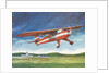 Illustration of Propeller Airplane by Anonymous