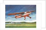 Illustration of Propeller Airplane by Anonymous