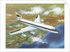 Illustration of Jet Airplane by Anonymous