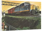 Illustration of Freight Train by Anonymous