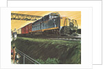 Illustration of Freight Train by Anonymous