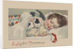 A Joyful Christmas Postcard by Anonymous