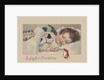 A Joyful Christmas Postcard by Anonymous