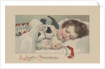 A Joyful Christmas Postcard by Anonymous