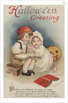 Hallowe'en Greeting Postcard by Ellen H. Clapsaddle