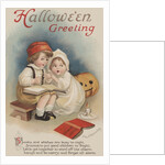 Hallowe'en Greeting Postcard by Ellen H. Clapsaddle