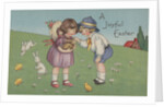 A Joyful Easter Postcard by Anonymous