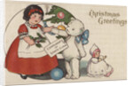 Christmas Greetings Postcard by Anonymous