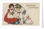Christmas Greetings Postcard by Anonymous