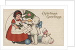 Christmas Greetings Postcard by Anonymous