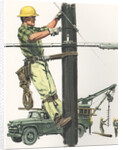 Illustration of Telephone Man by Anonymous