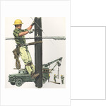 Illustration of Telephone Man by Anonymous