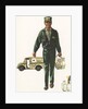 Illustration of Milkman Delivering Milk by Anonymous