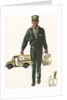 Illustration of Milkman Delivering Milk by Anonymous