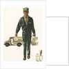 Illustration of Milkman Delivering Milk by Anonymous