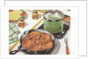 Illustration of Dinner Cooking on Stovetop by Anonymous