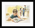 Illustration of Children at Library by Anonymous