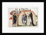Print of Norman Religious Figures by Anonymous