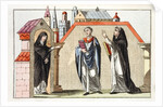 Print of Norman Religious Figures by Anonymous