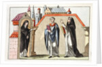 Print of Norman Religious Figures by Anonymous