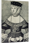 Portrait of Barbara Radziwillowna by Anonymous