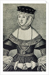 Portrait of Barbara Radziwillowna by Anonymous