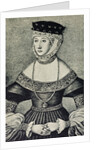 Portrait of Barbara Radziwillowna by Anonymous
