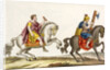 Print of Roman Cavalry on Horseback by Anonymous