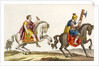 Print of Roman Cavalry on Horseback by Anonymous
