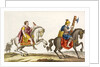 Print of Roman Cavalry on Horseback by Anonymous