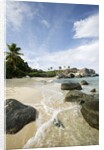 Woman Walking on Beach at The Baths by Anonymous