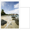 Woman Walking on Beach at The Baths by Anonymous