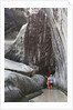 Couple Pointing at Rocks at The Baths by Anonymous