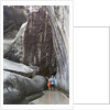 Couple Pointing at Rocks at The Baths by Anonymous