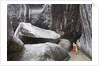 Woman next to Rocks at The Baths by Anonymous