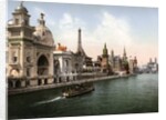 Pavilions of the Nations Along at the 1900 Paris Exposition by Anonymous