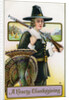 A Hearty Thanksgiving Postcard by Anonymous