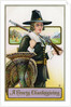 A Hearty Thanksgiving Postcard by Anonymous