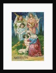 A Merry Christmas Postcard by Anonymous