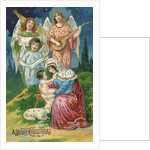 A Merry Christmas Postcard by Anonymous