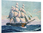 Illustration of USS Constitution by Anonymous