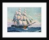 Illustration of USS Constitution by Anonymous