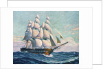 Illustration of USS Constitution by Anonymous