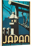 Japan Japanese Government Railways Poster by P. Irwin Brown