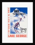 Ski Tournament Lake George Poster by Anonymous