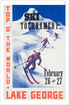 Ski Tournament Lake George Poster by Anonymous