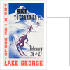 Ski Tournament Lake George Poster by Anonymous