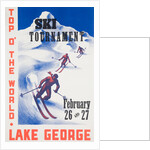 Ski Tournament Lake George Poster by Anonymous