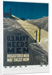 The U.S. Navy Needs Men Poster by Raymond Bannister