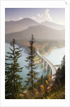 Road Bridge Over Lake Sylvenstein in Bavaria by Anonymous